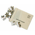 4-Piece Puzzle in Cotton Mail Bag
